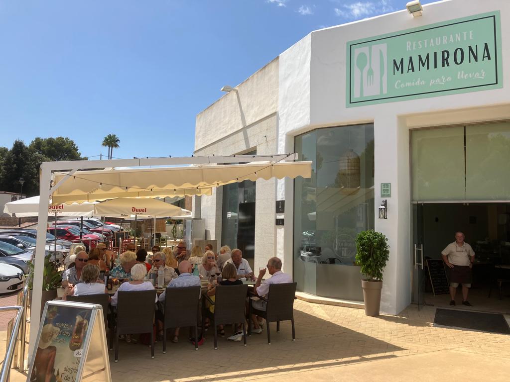 Restaurante Mamirona. Moraira (Cala L'Andragó)
